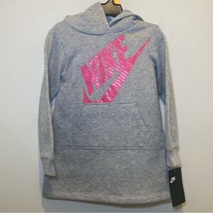 Nike Sportswear Club Fleece Hoodie Dress Toddler Girl Size 3T NWT